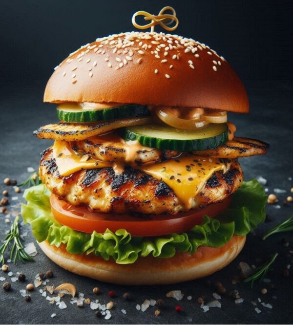 Chicken Schnitzel Burger