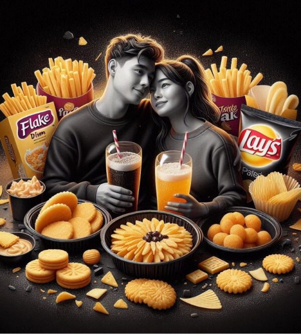 COUPLES PACK 2 Flake, 2 Potato Cakes, 2 Dim Sim, Small Chips & 1.25ltr. Drink